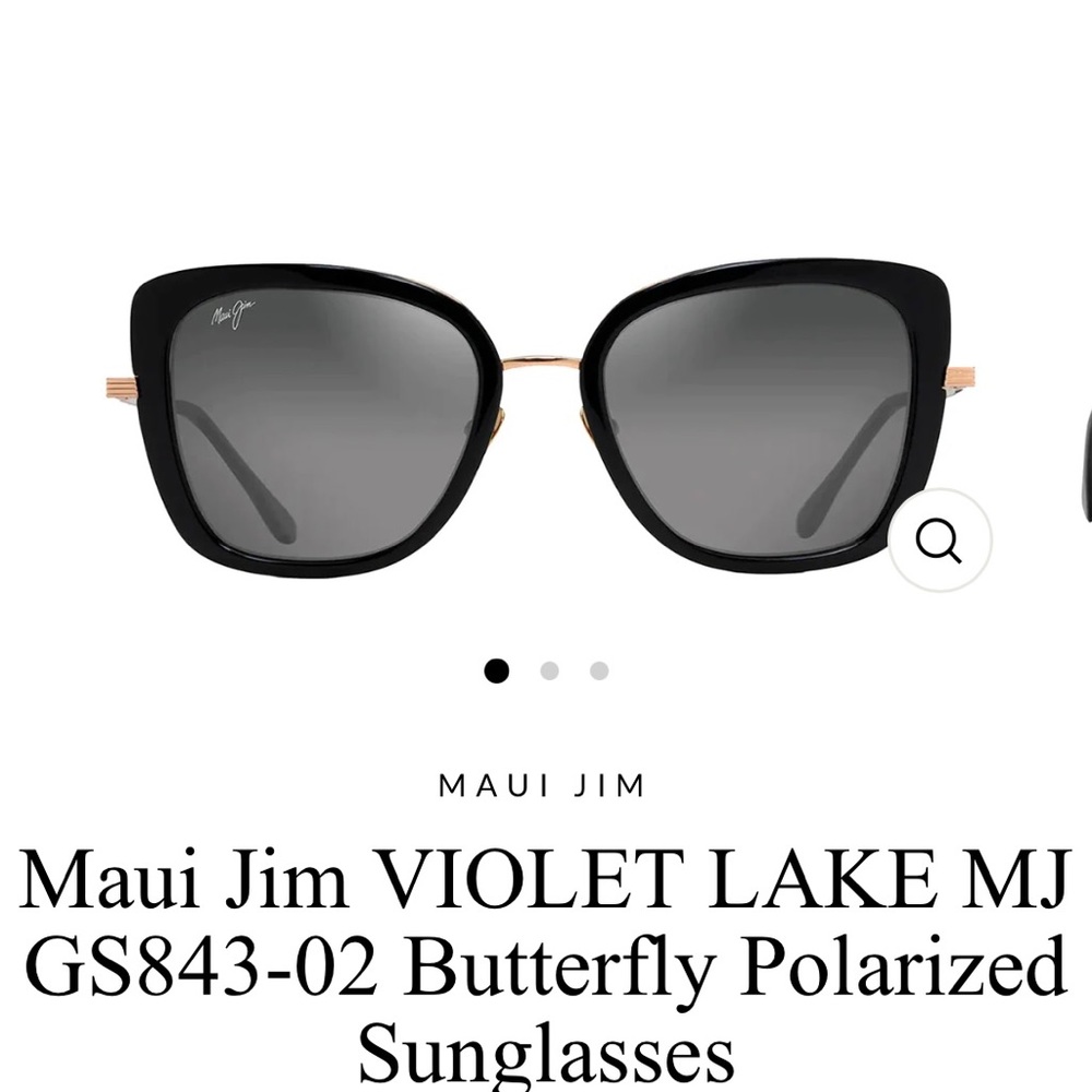 Maui Jim sunglasses Violet Lake Butterfly women’s
